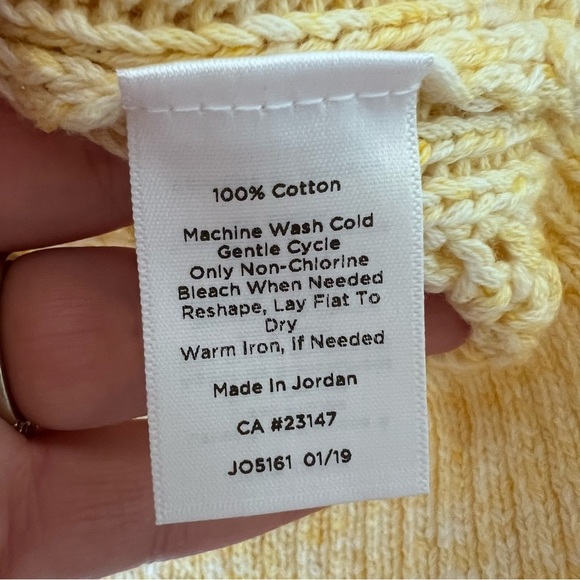 Talbots Bundle of Two Lightweight Sweaters in Blue and Yellow size Small - Picture 7 of 14